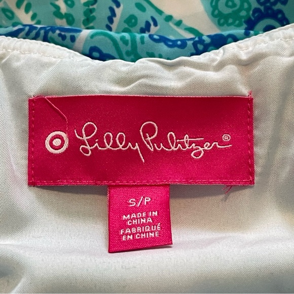 Lilly Pulitzer for Target Blue & White Sea Urchin Dress Size Small NEW - Picture 11 of 11